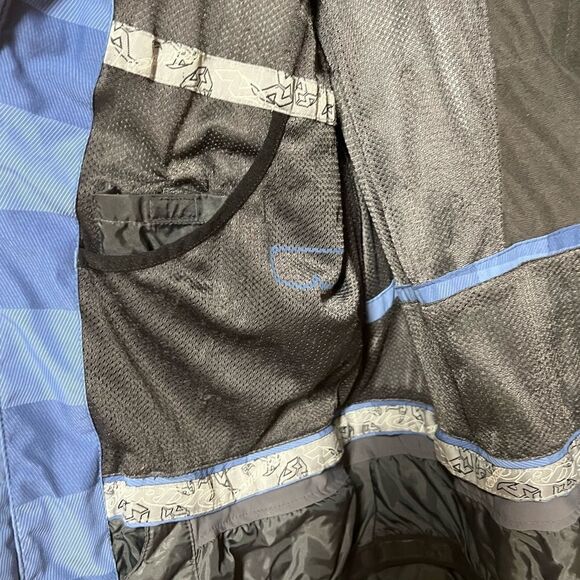 Nordica Italy Mens Blue Check Alpine Waterproof Ski Jacket Sz S/M Runs Large - Picture 9 of 11